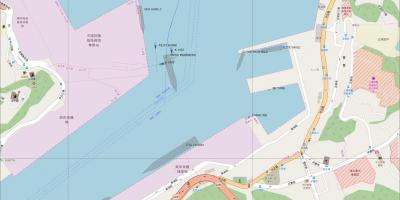 Карта на пристанището Цзилун 