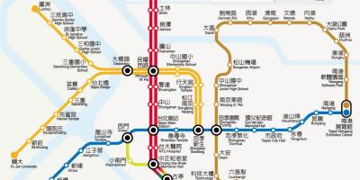 Тарифа карта Тайпе MRT 