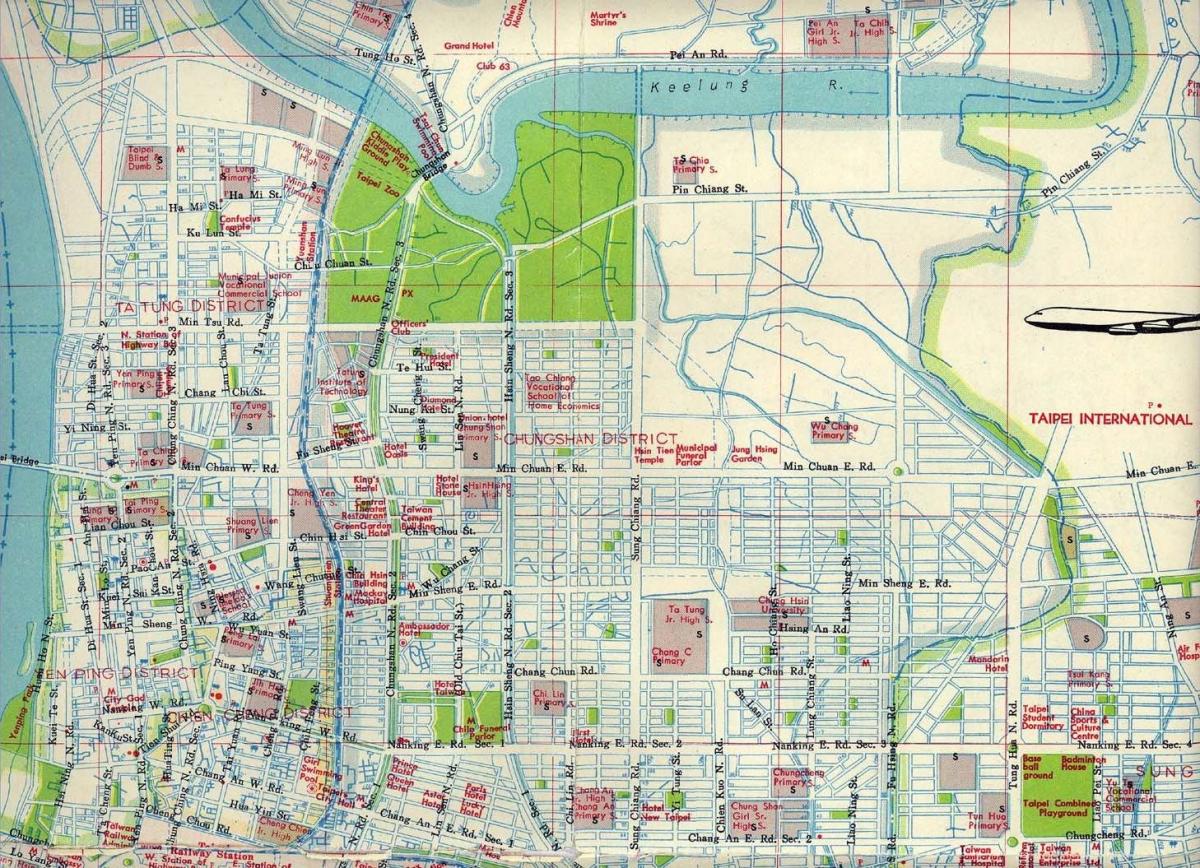 карта на магазини Тайпе 